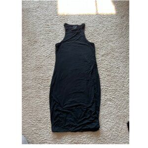 J. Crew Black Cotton Halter Dress
